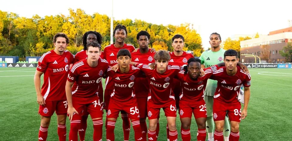 Jugadores de Toronto II posando para la foto