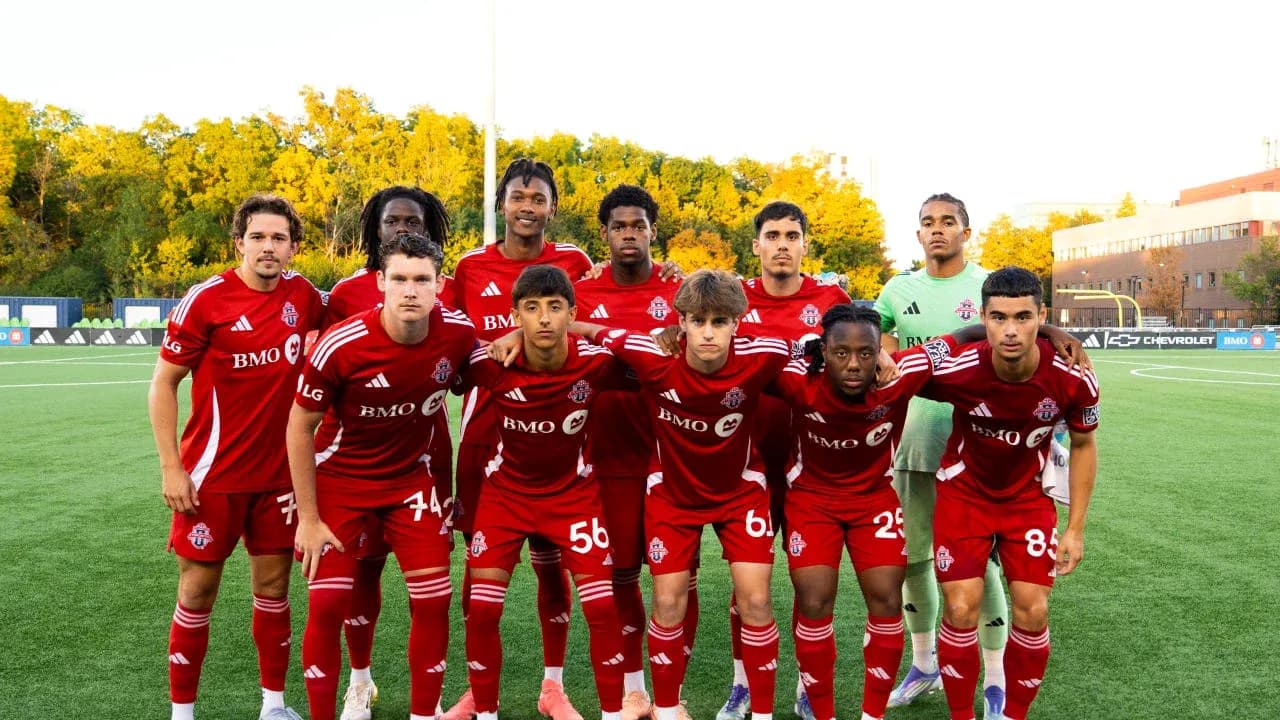 Jugadores de Toronto II posando para la foto