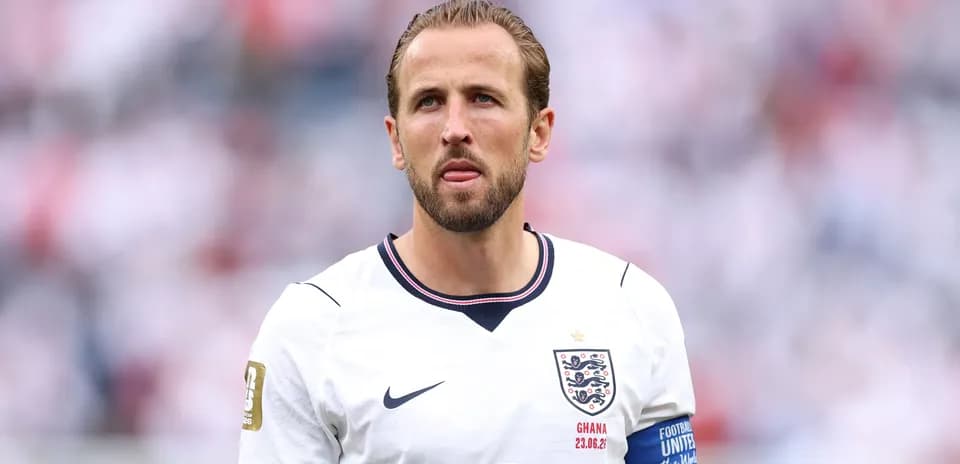 Jugador de Inglaterra en el campo durante el partido