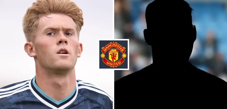 Jugador de Manchester United y silueta de un jugador
