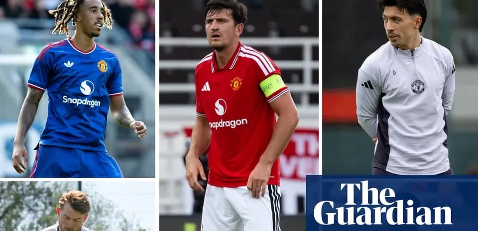 Jugadores de Manchester United en diferentes momentos