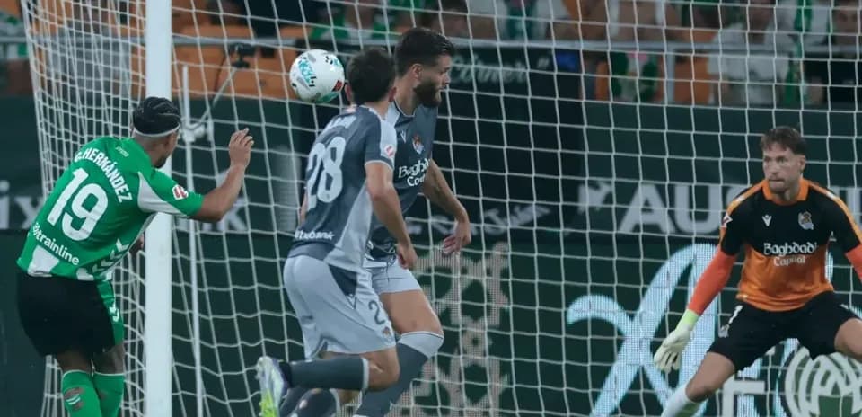 Goleador de Real Betis durante el partido