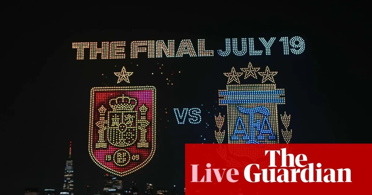 Anuncio del partido final España vs Argentina