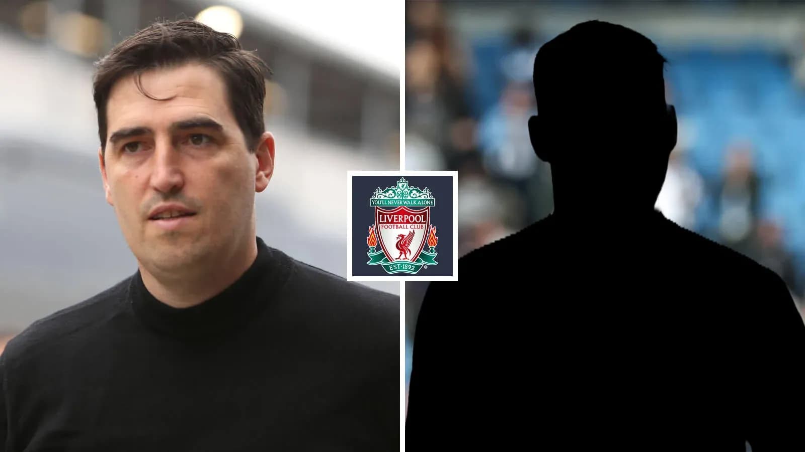Persona caminando con logo de Liverpool en el centro