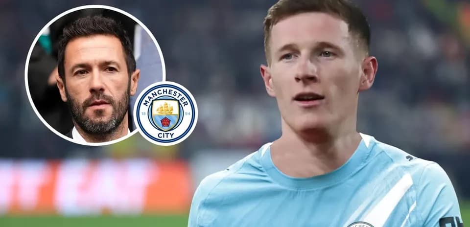 Jugador de Manchester City en el campo