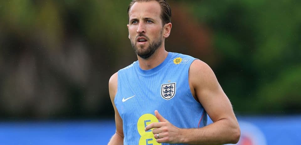 Jugador de Inglaterra entrenando en sesión