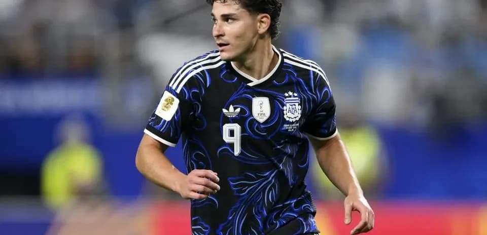 Jugador de Argentina en acción durante un partido