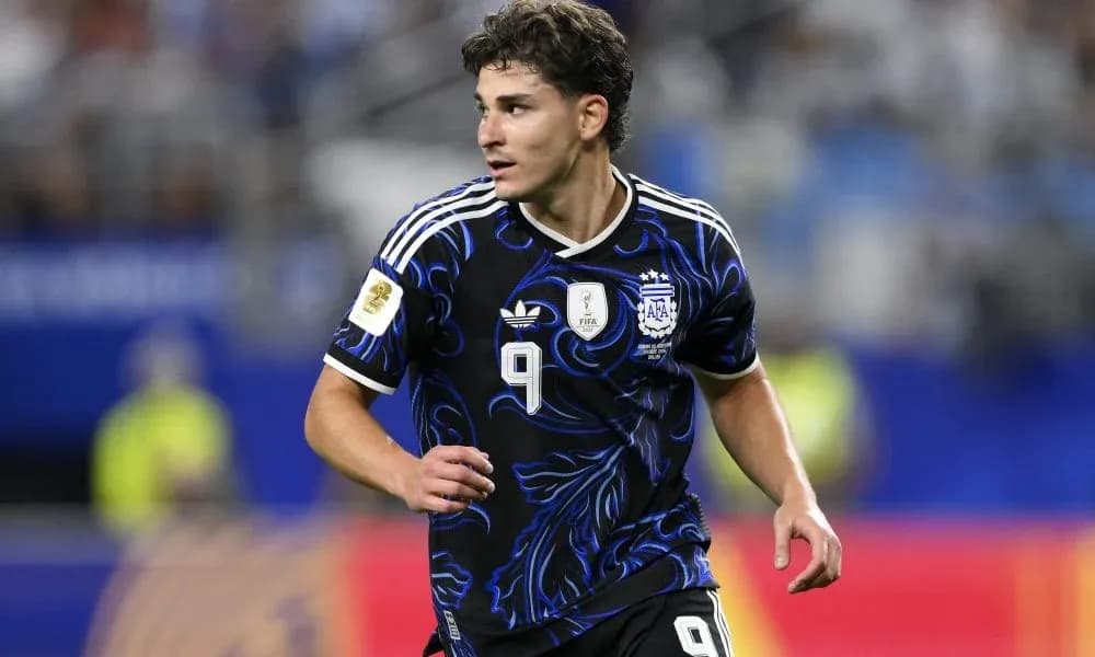 Jugador de Argentina en acción durante un partido