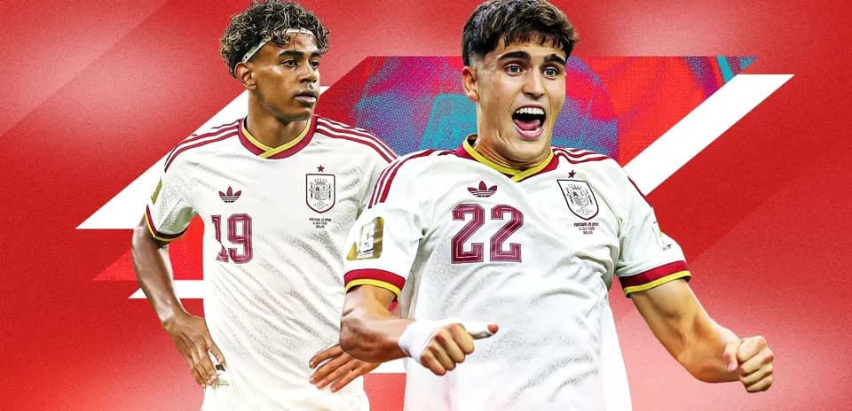 Jugadores de España en acción durante un partido