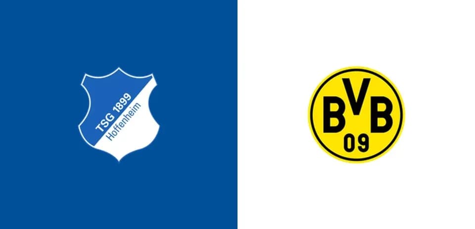Logos de TSG 1899 Hoffenheim y Borussia Dortmund