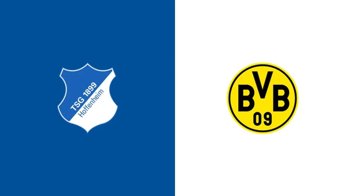 Logos de TSG 1899 Hoffenheim y Borussia Dortmund