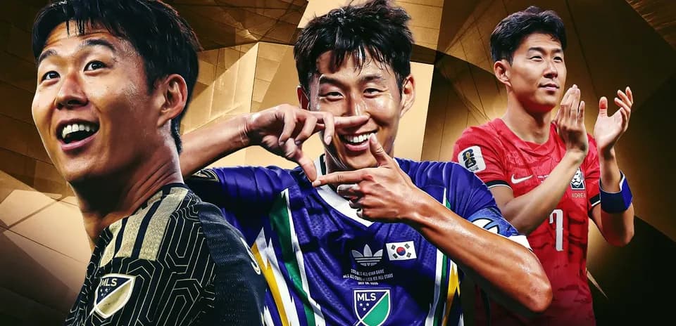 Tres jugadores de fútbol coreanos en diferentes uniformes