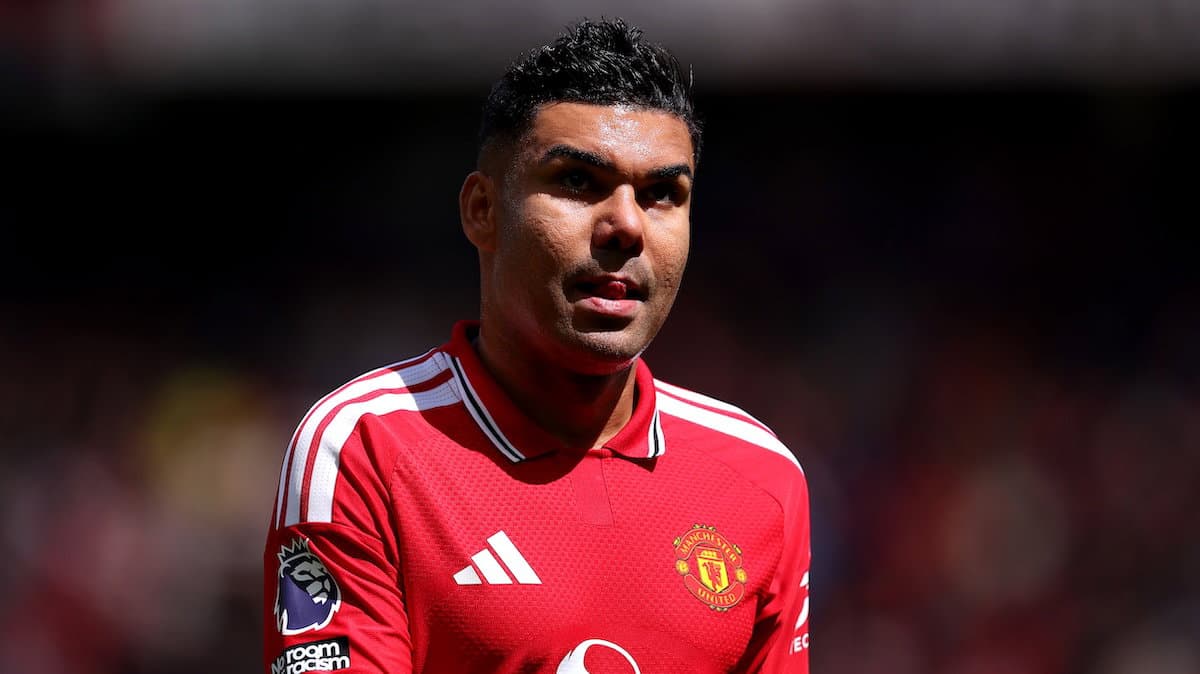 Jugador de Manchester United en el campo de juego