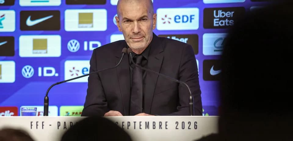 Zinedine Zidane en conferencia de prensa