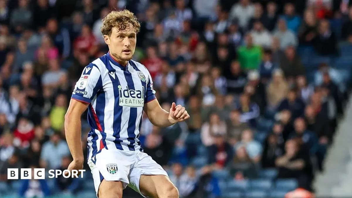 Jugador de West Bromwich Albion en acción durante partido