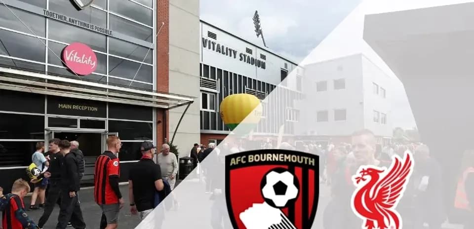 Aficionados llegando al Vitality Stadium antes del partido