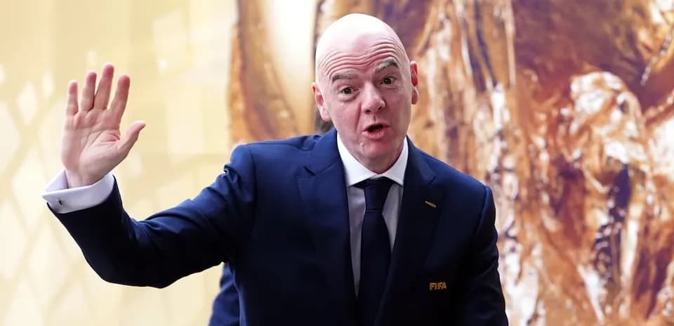 Funcionarios de FIFA en evento promocional