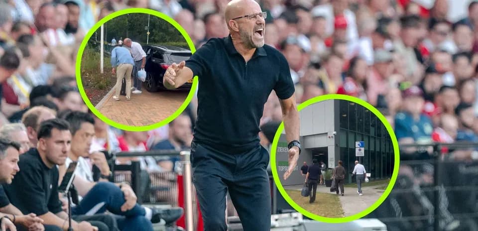 Entrenador dirigiendo al equipo desde la línea de banda