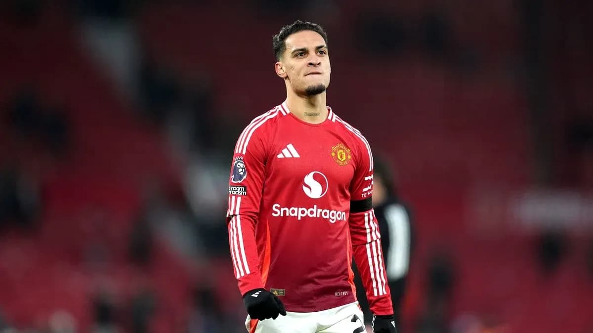 Jugador de Manchester United en el campo