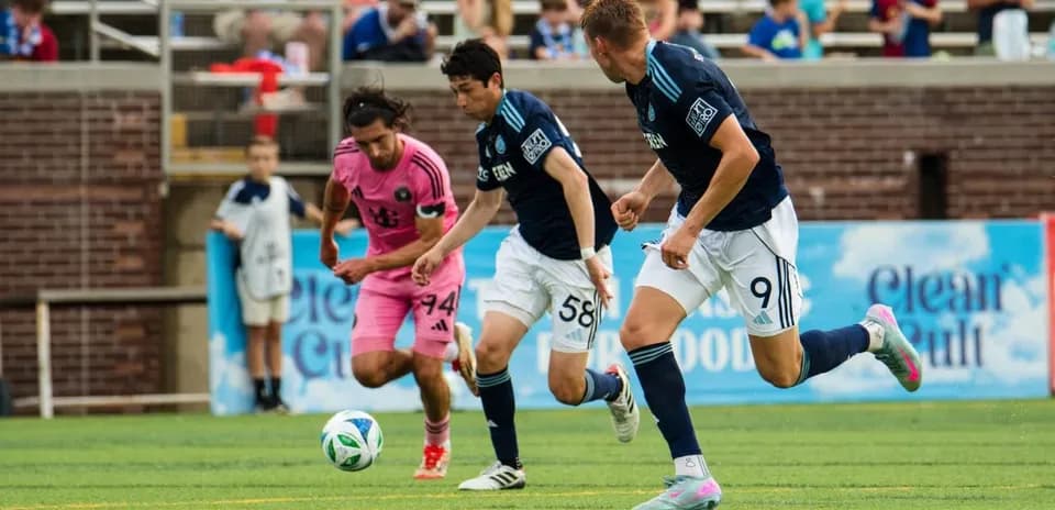 Jugadores de Chattanooga contra Inter Miami II