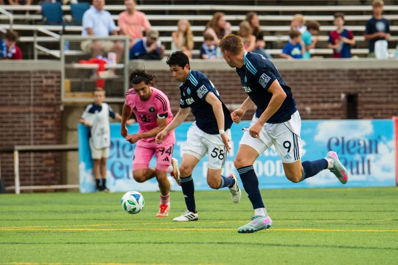 Jugadores de Chattanooga contra Inter Miami II