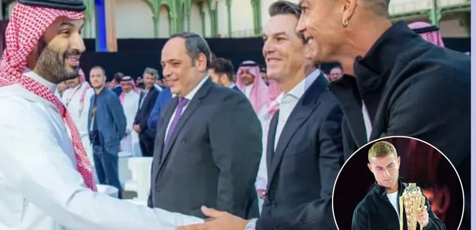 Encuentro entre figuras públicas en evento deportivo
