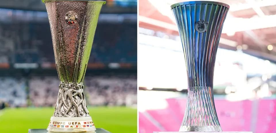Trofeos de la UEFA Europa League y Europa Conference