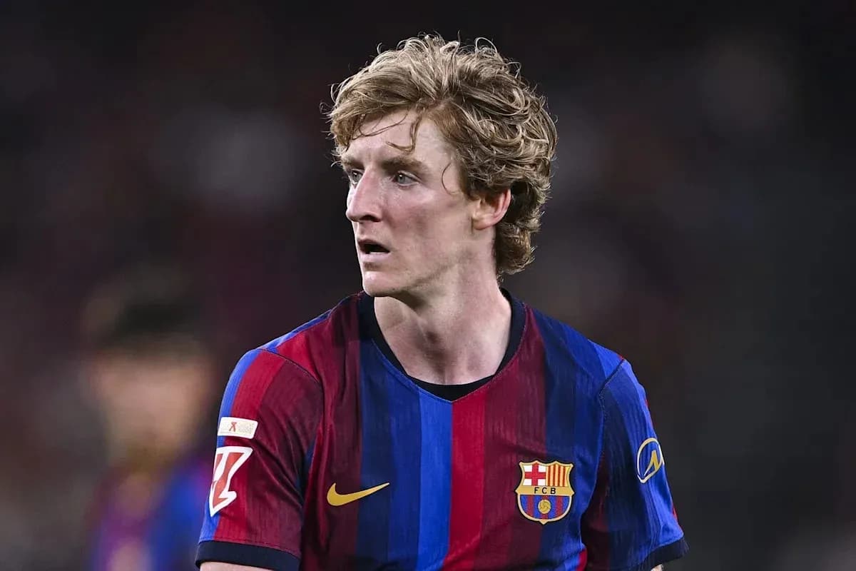 Jugador de FC Barcelona en el campo durante partido
