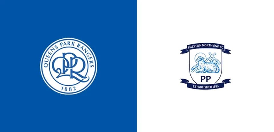 Logos de Queens Park Rangers y Preston North End