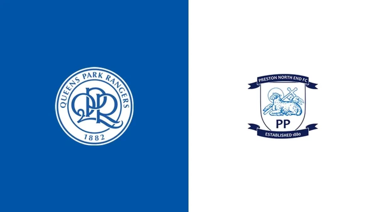 Logos de Queens Park Rangers y Preston North End