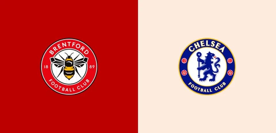 Logos de Brentford y Chelsea Football Club