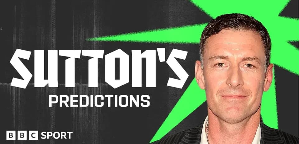 Logo de Sutton's Predictions con fondo verde