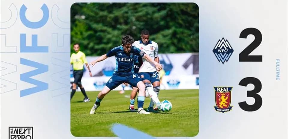 Jugador del Vancouver Whitecaps II en acción