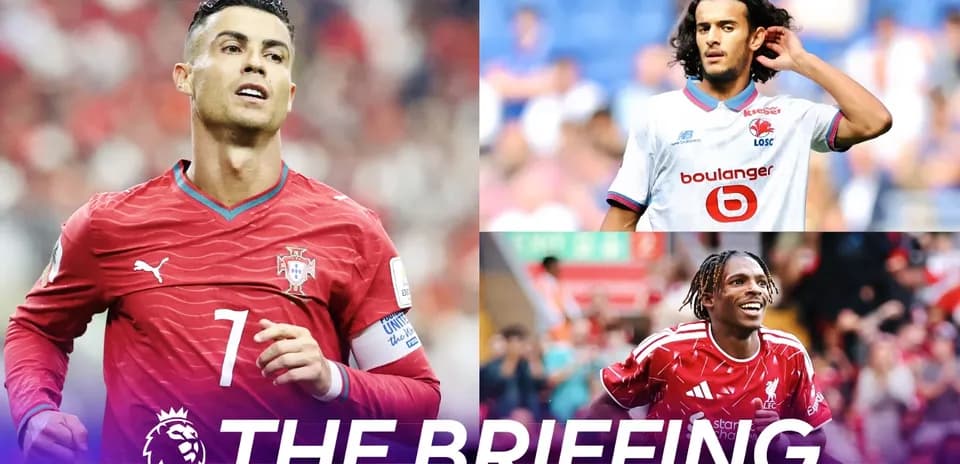 Cristiano Ronaldo and two other players during matches