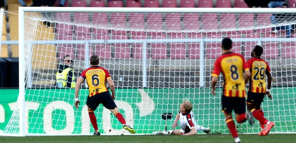 Gol de Lecce en partido contra Genoa
