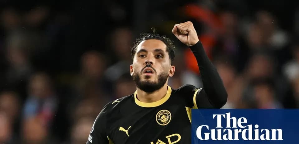 Jugador de Manchester City celebra un gol