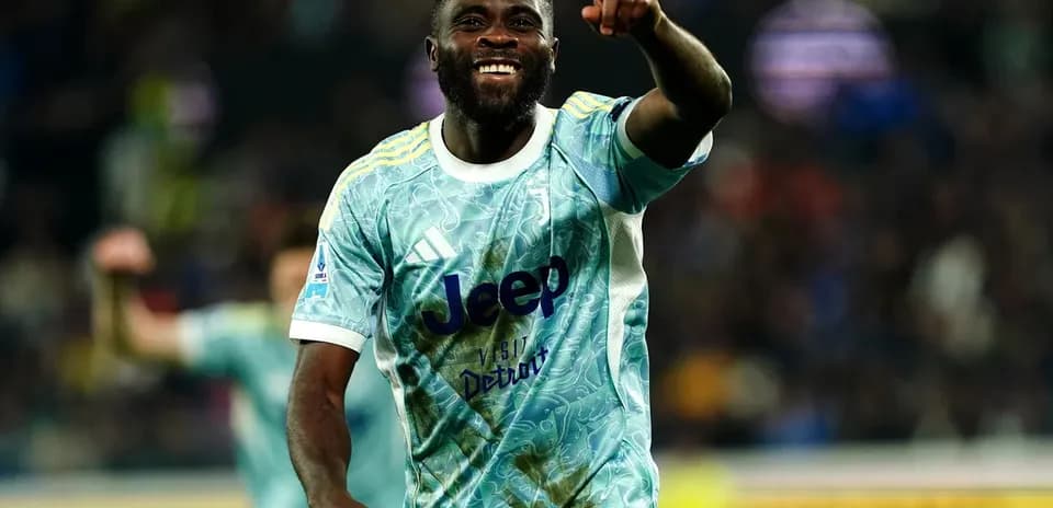 Jugador de Juventus celebrando un gol