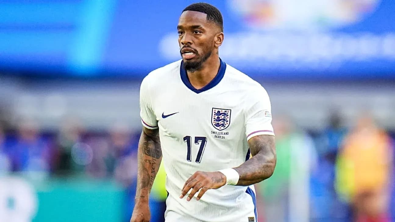 Jugador de Inglaterra en el campo durante un partido