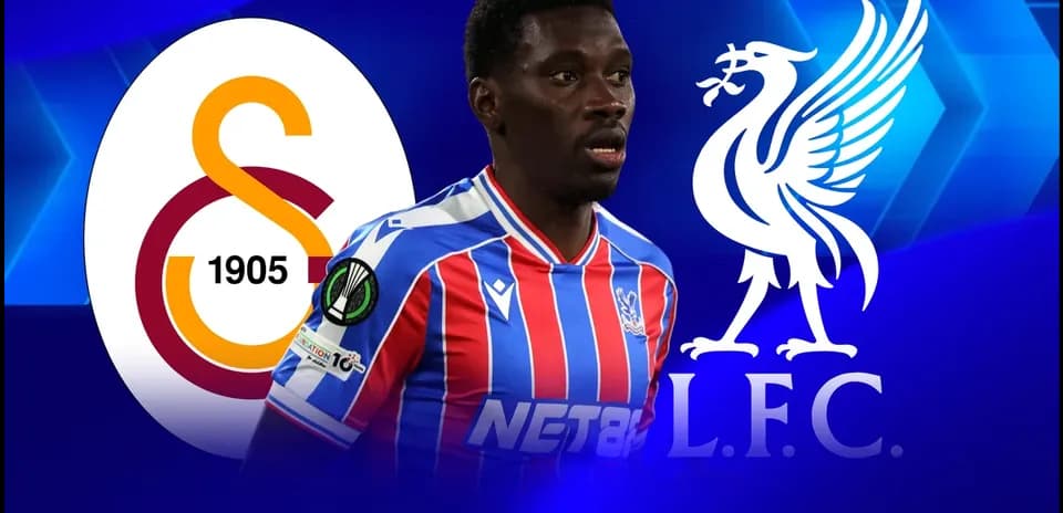 Jugador de Crystal Palace con logos de equipos de fútbol