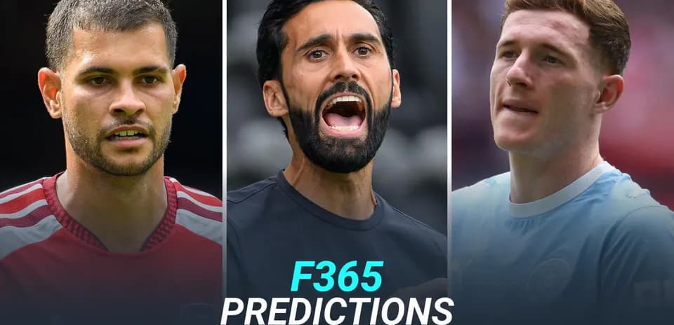 Tres futbolistas en un montaje de predicciones
