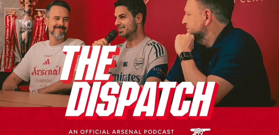 Mikel Arteta hablando en el podcast oficial del Arsenal