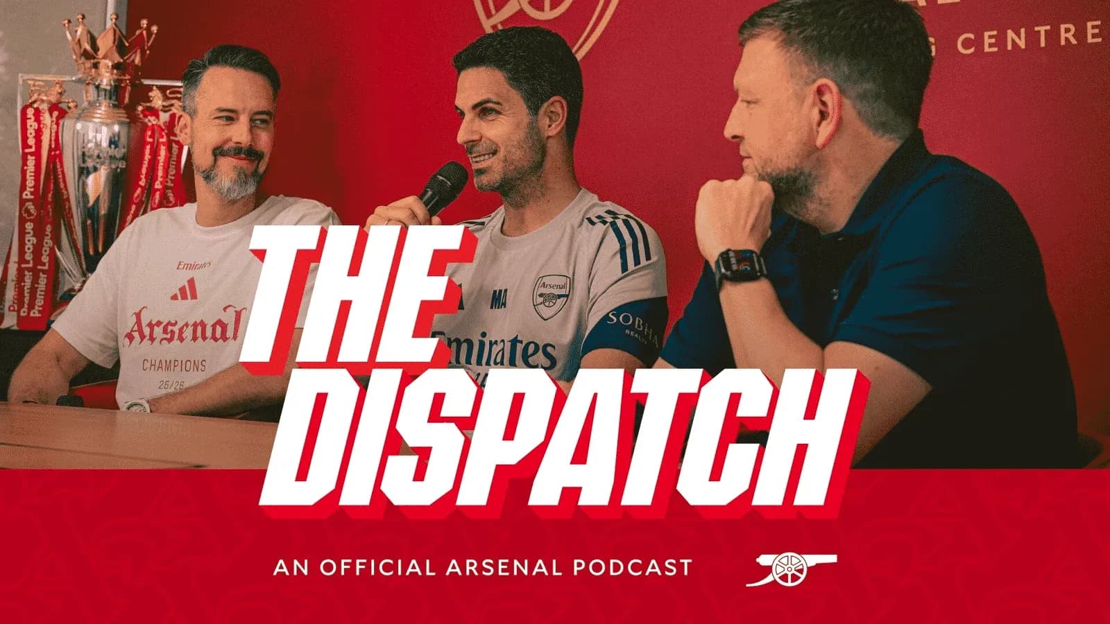 Mikel Arteta hablando en el podcast oficial del Arsenal