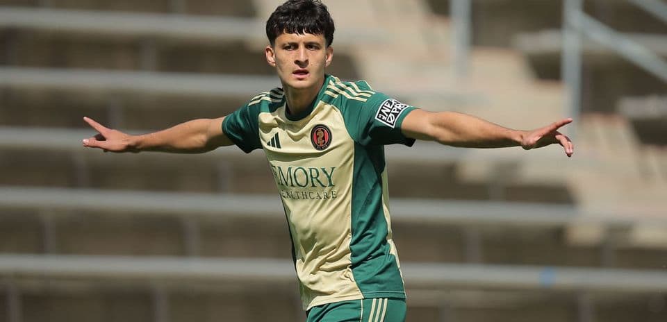Jugador de Atlanta United II en acción