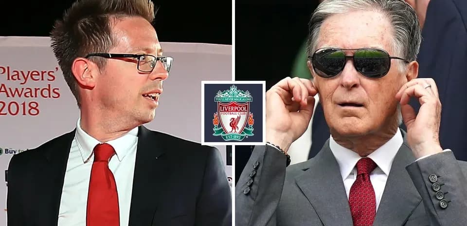 Dos personas en evento de Liverpool FC en 2018