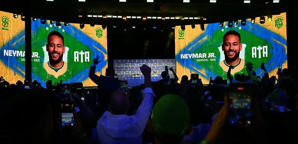 Presentación de Neymar Jr. en evento de fútbol