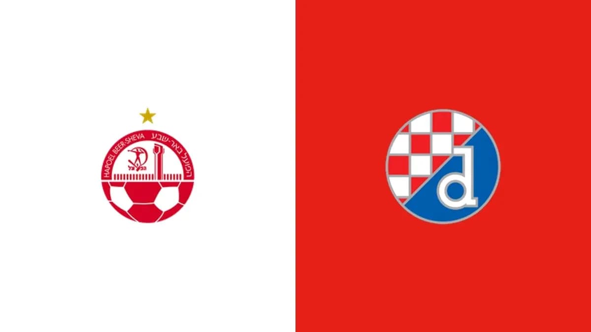 Logos de Hapoel Be'er Sheva y Dinamo Zagreb