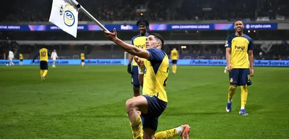 Jugador de Union St. Gilloise celebrando un gol