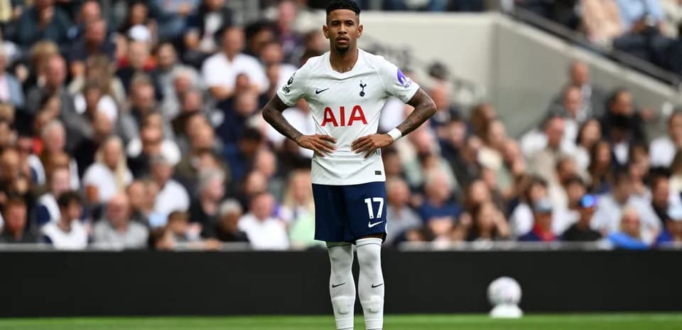 Jugador de Tottenham en partido contra Everton