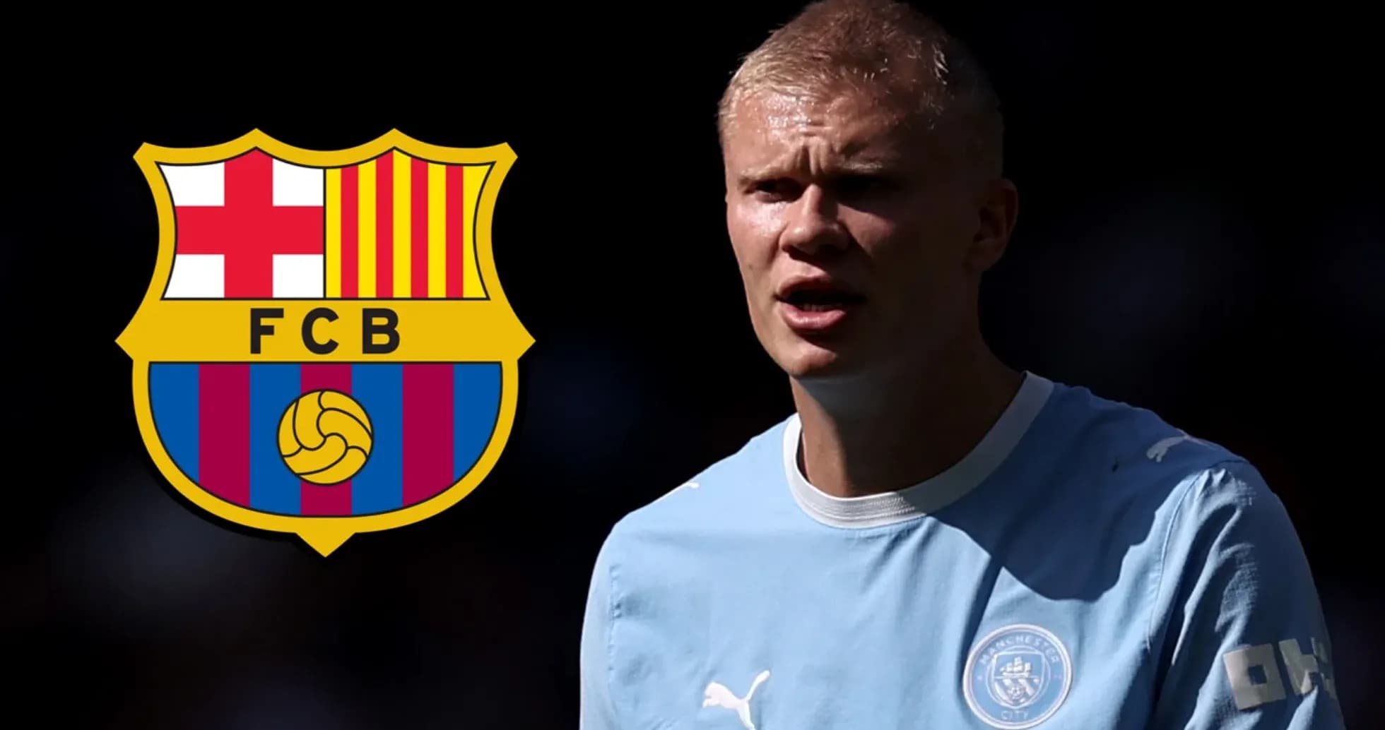 Jugador de fútbol con camiseta de Manchester City