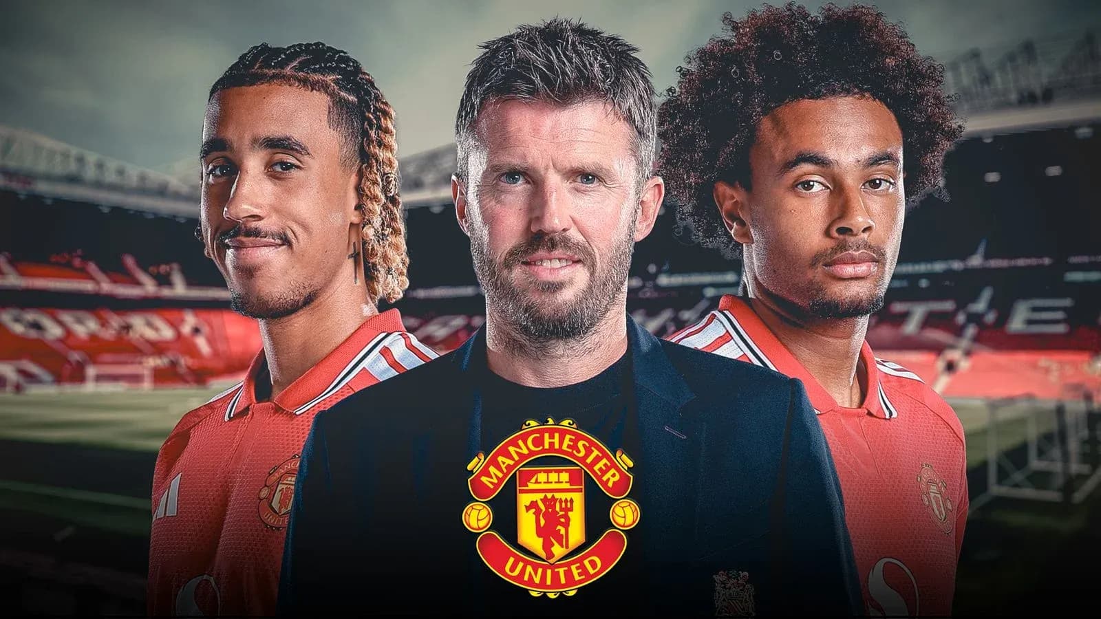 Tres jugadores de Manchester United en Old Trafford